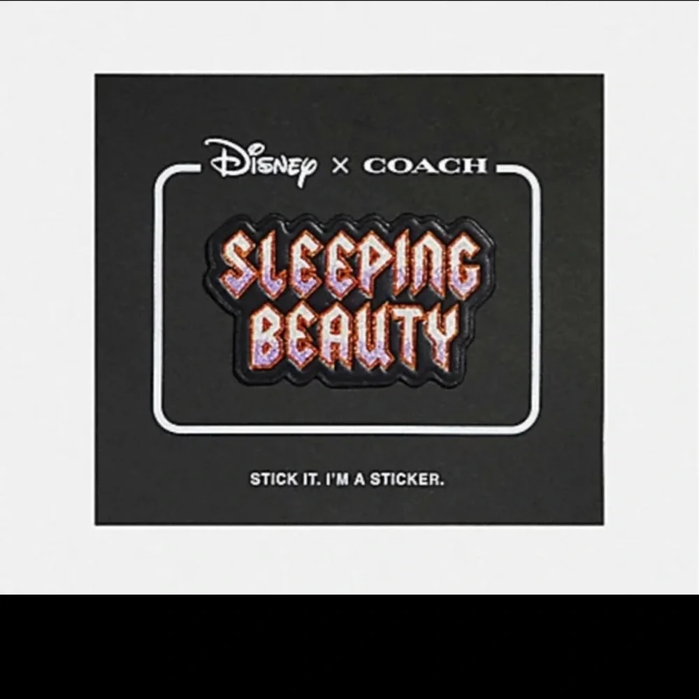 DISNEY X COACH SLEEPING BEAUTY STICKER‎ NWT